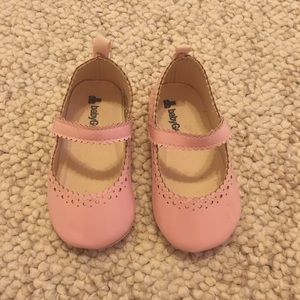 Baby gap pink shiny Mary Jane shoes 6-12 months